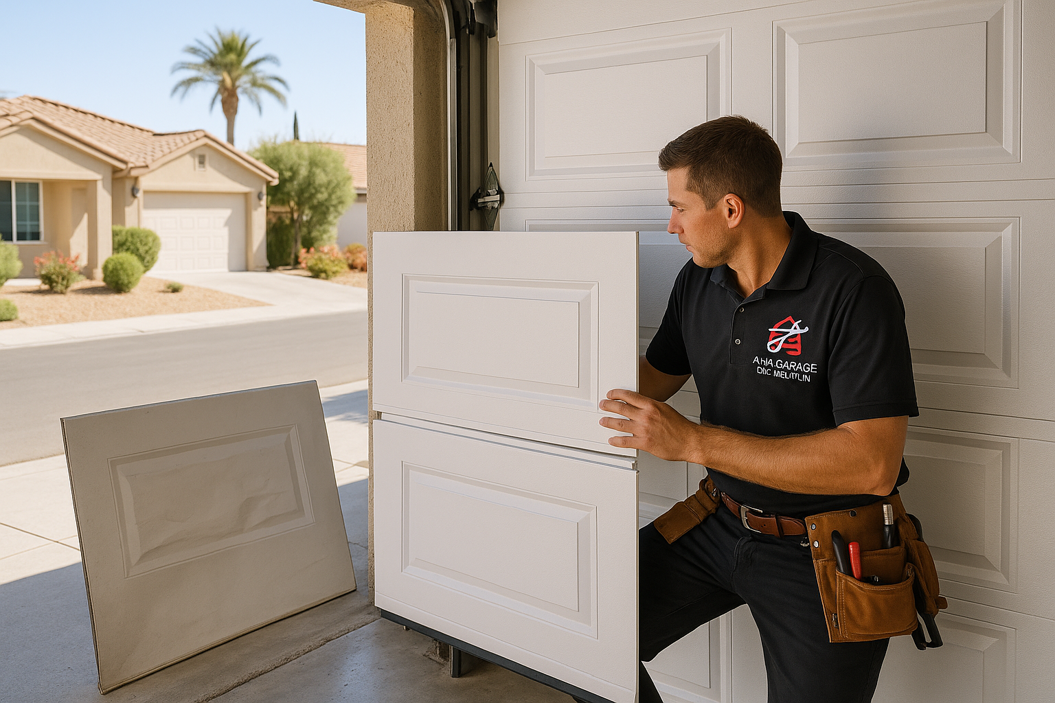 Garage Door Panel Replacement in Ridgefield